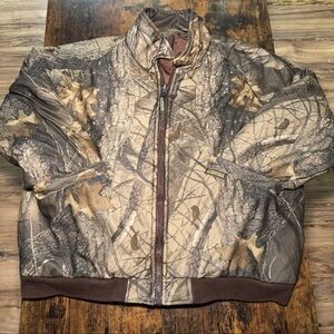 Camo Realtree Remington Puffer Coat Hunting  Outdoors Vintage Jacket